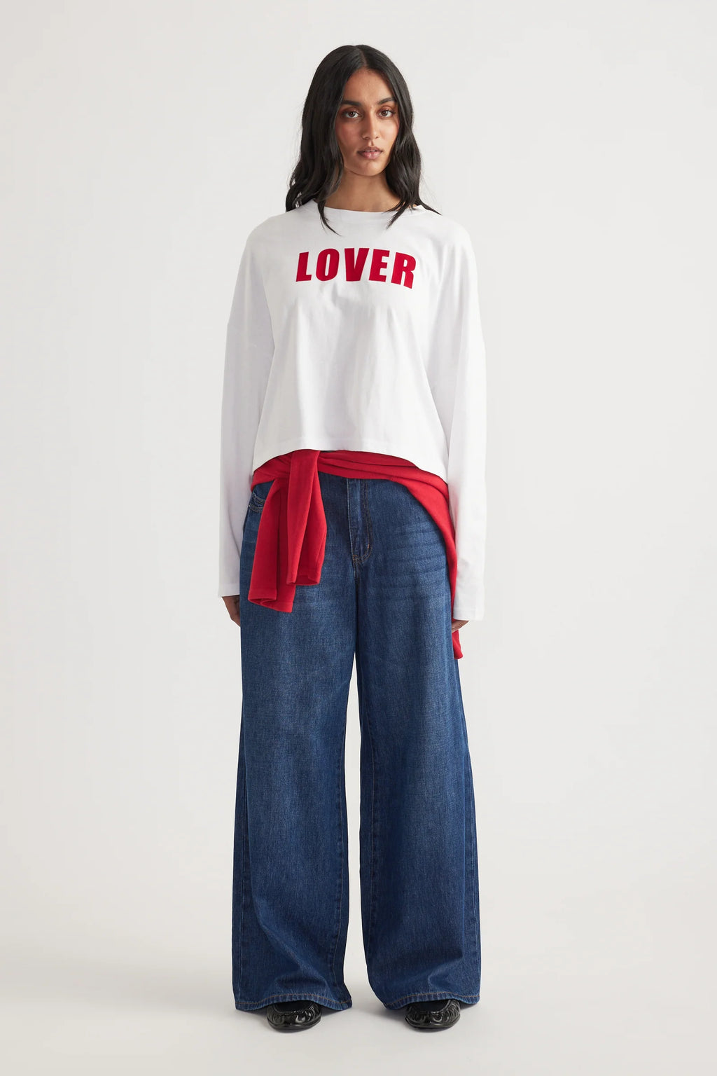 Lover Long Sleeve Print Tee