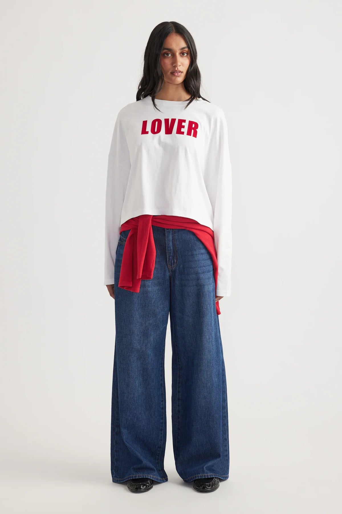 Lover Long Sleeve Print Tee