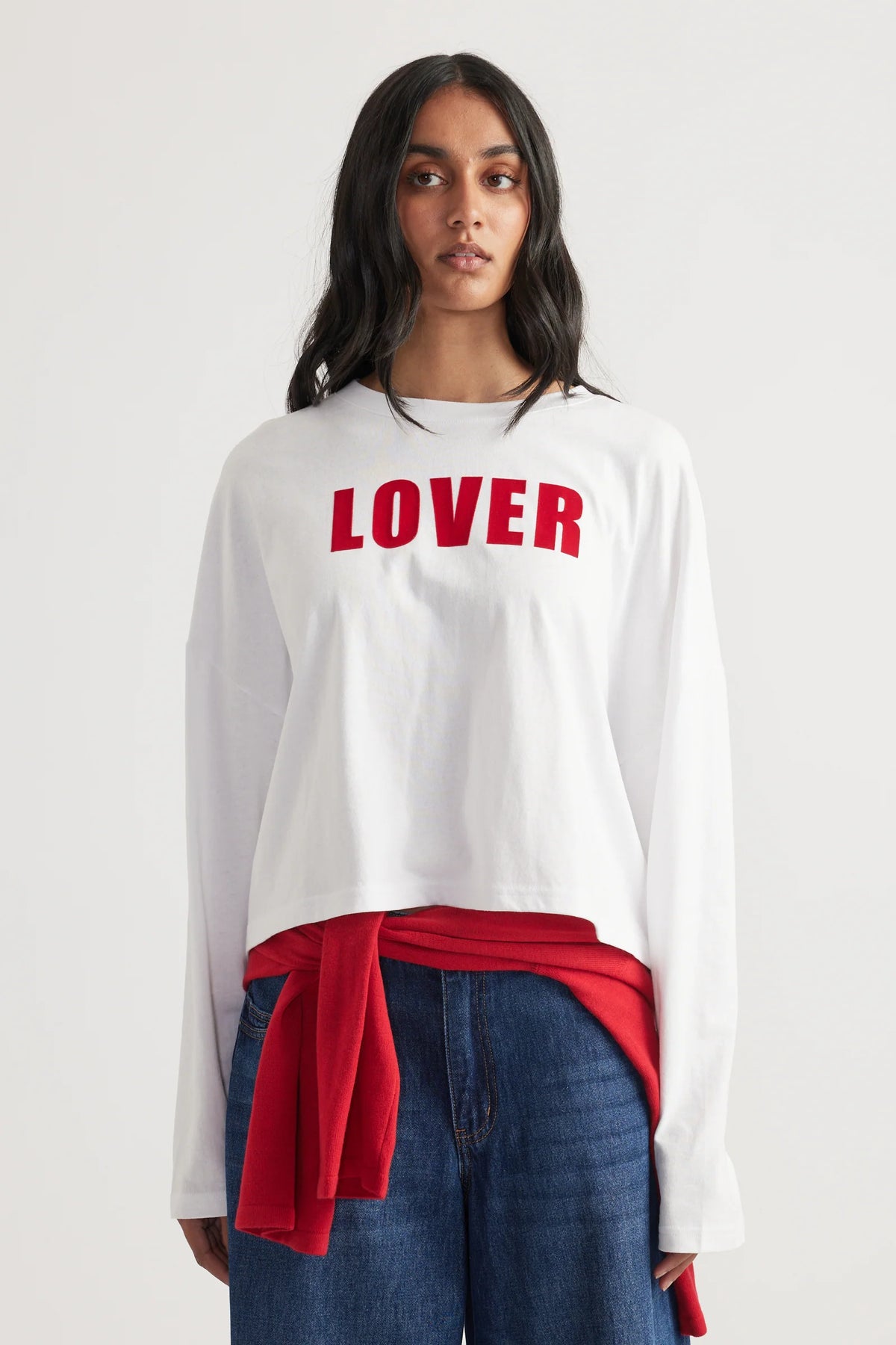Lover Long Sleeve Print Tee