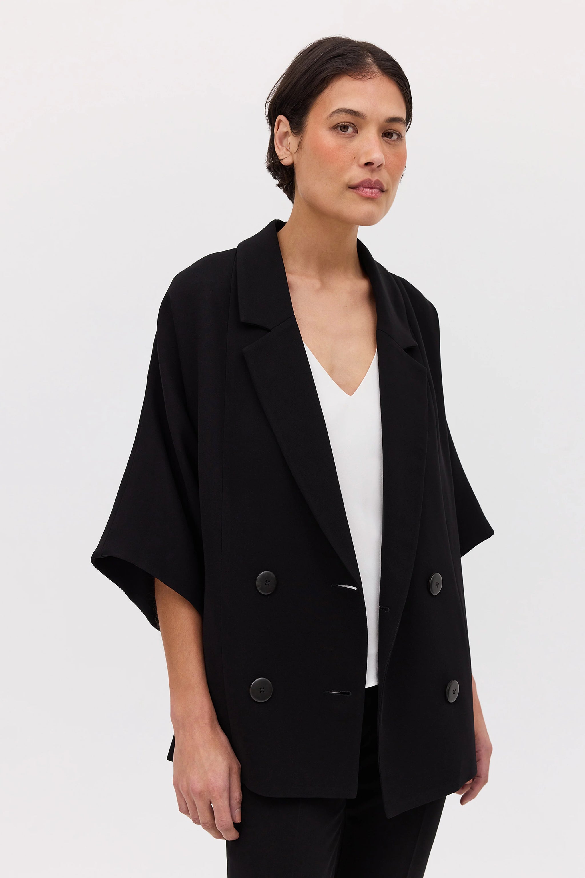 Bianca Spender Black Crepe Arbus Coat – WeWearAustralian