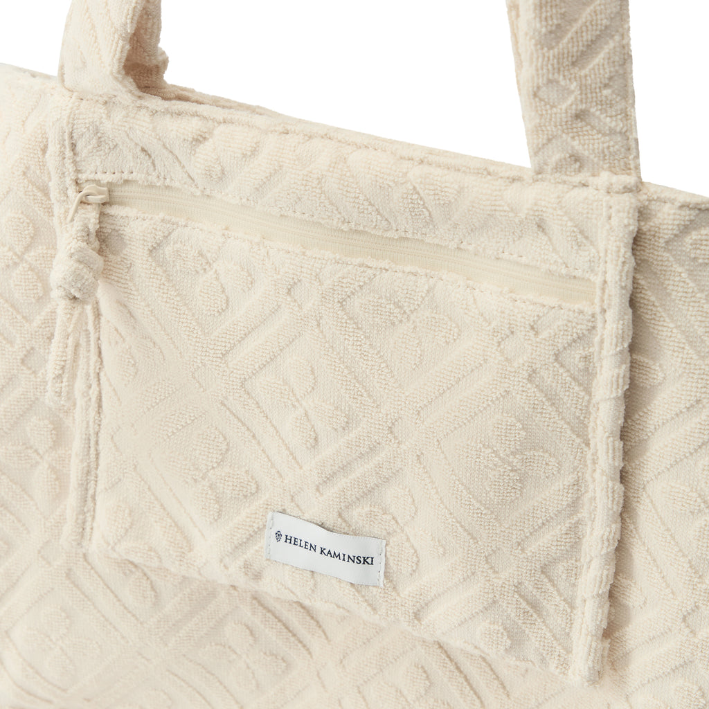 Anika Terry Tote Parchment