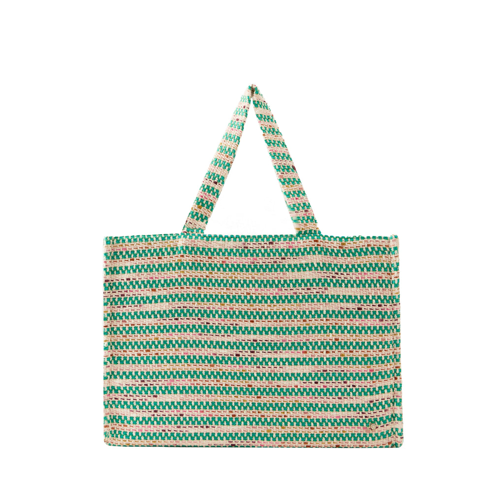 Anika Boucle Stripe Tote