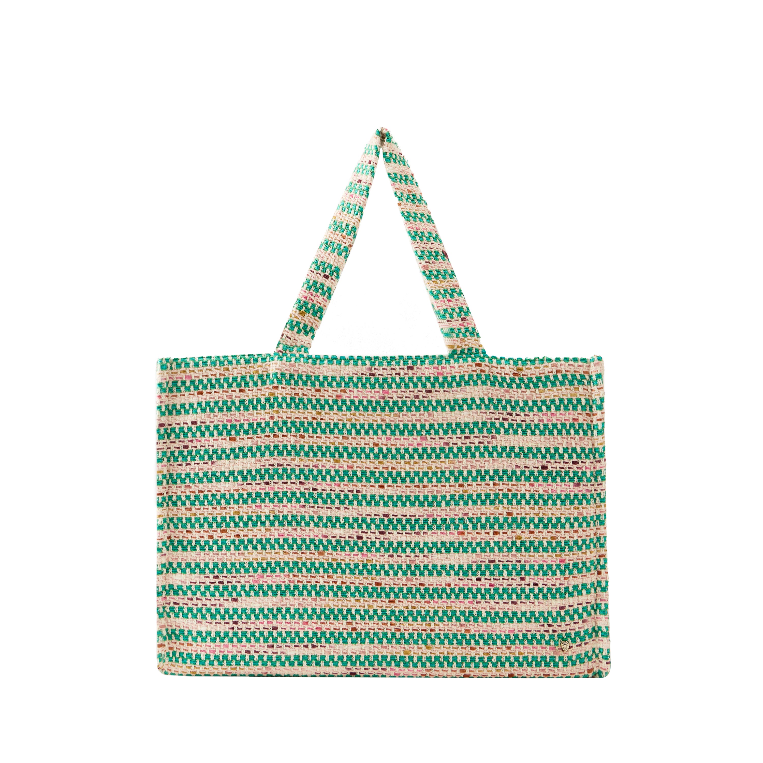 Anika Boucle Stripe Tote