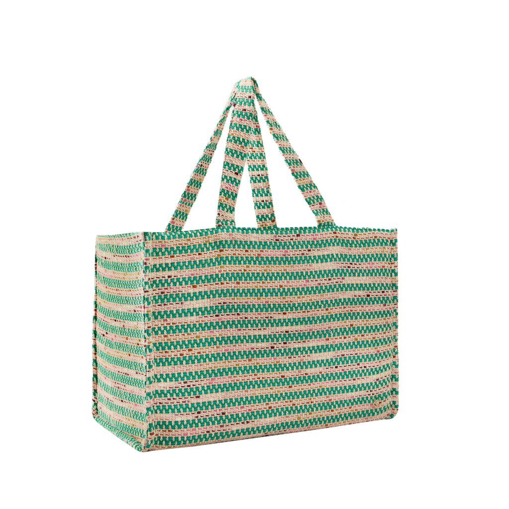 Anika Boucle Stripe Tote