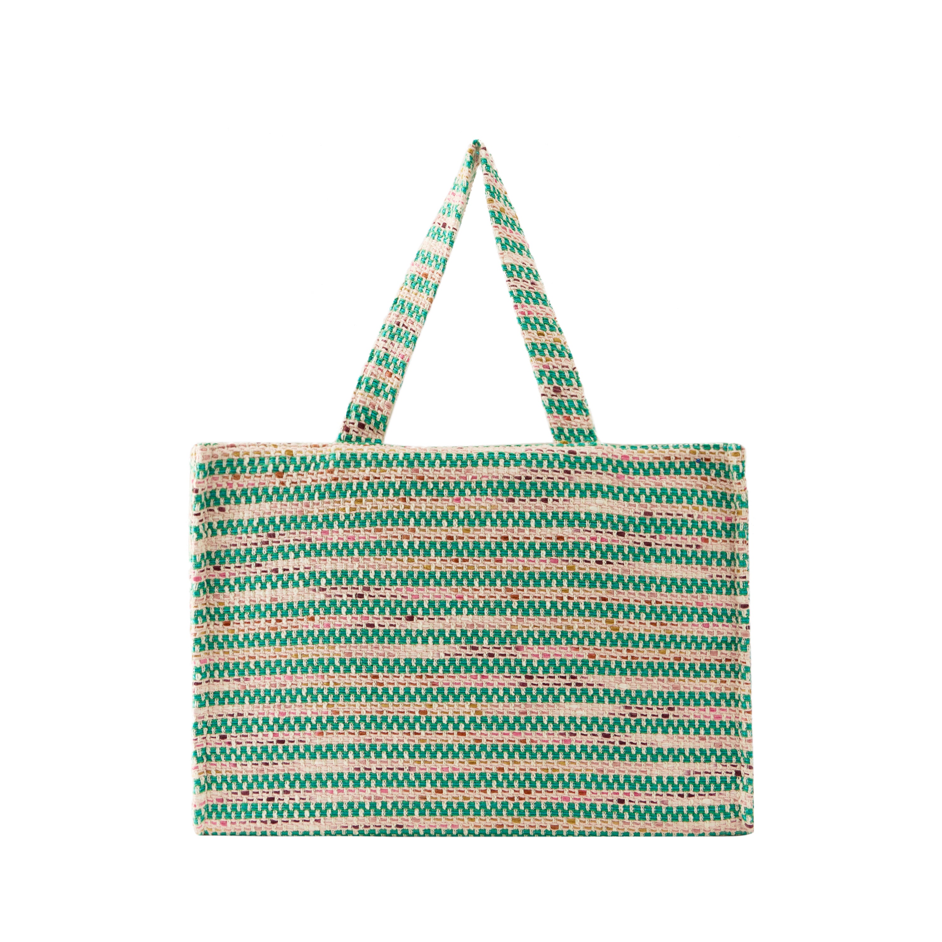Anika Boucle Stripe Tote