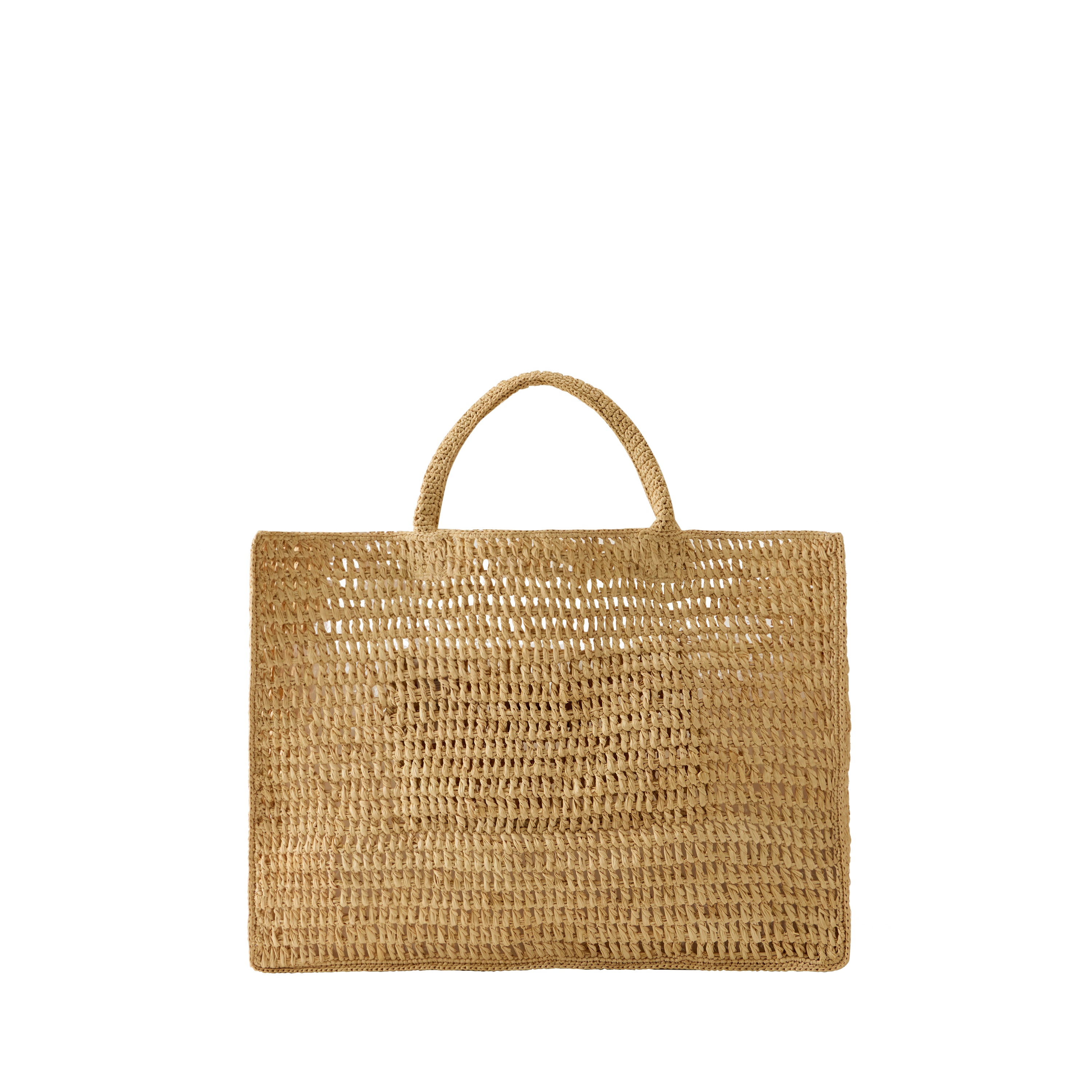 Anika Raffia Crochet Tote