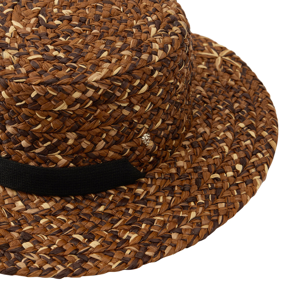 Arden Raffia Braid Boater Nutshell