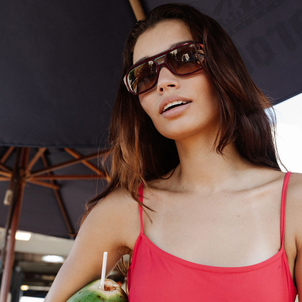 AUDIO Tri Tone Ruby Green | Rose Gradient Bio Lens