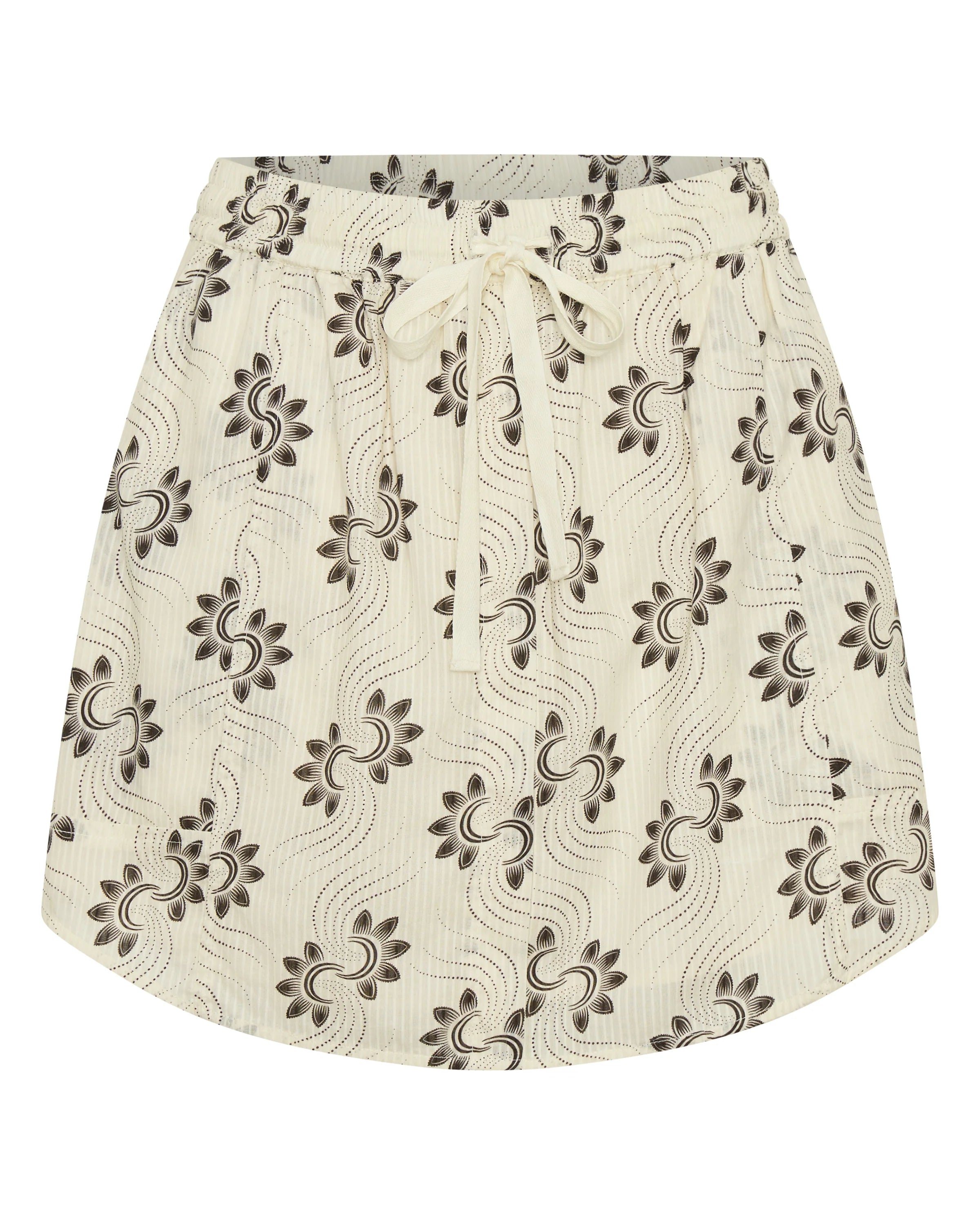 Abas Shell Stripe Voile Skirt