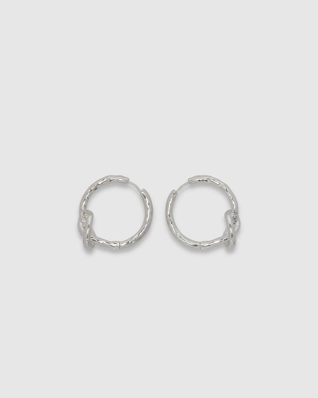 Knotted Huggies Silver
