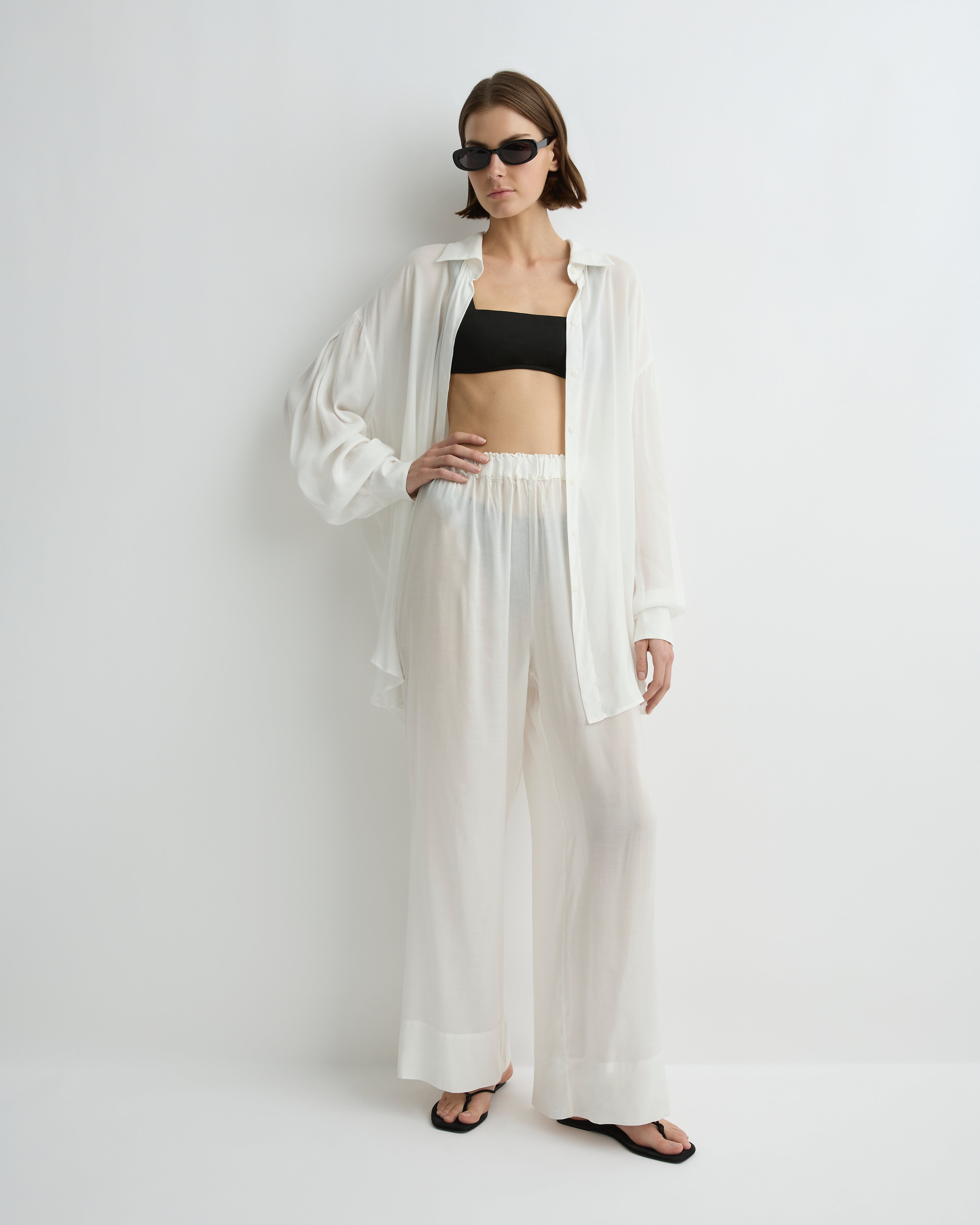 Cremona Oversize Shirt White