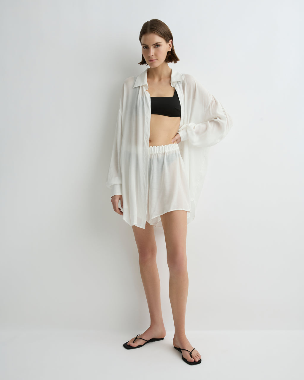 Cremona Oversize Shirt White