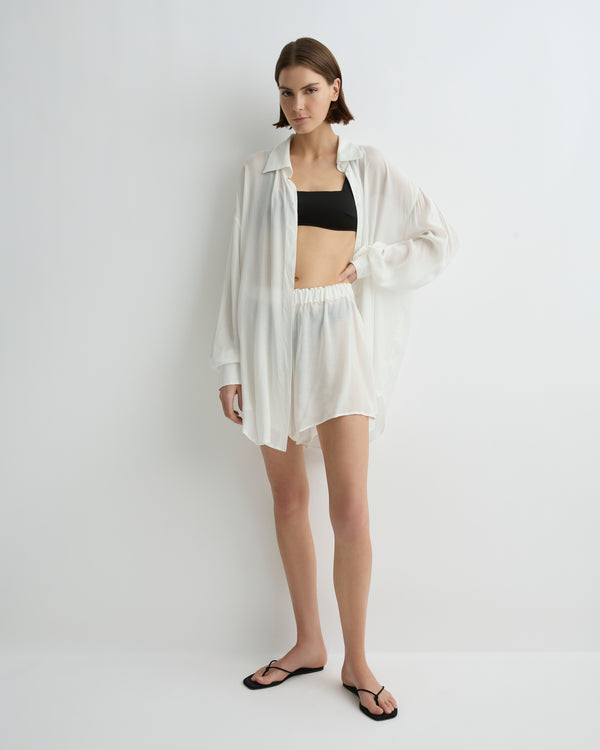 Cremona Oversize Shirt White