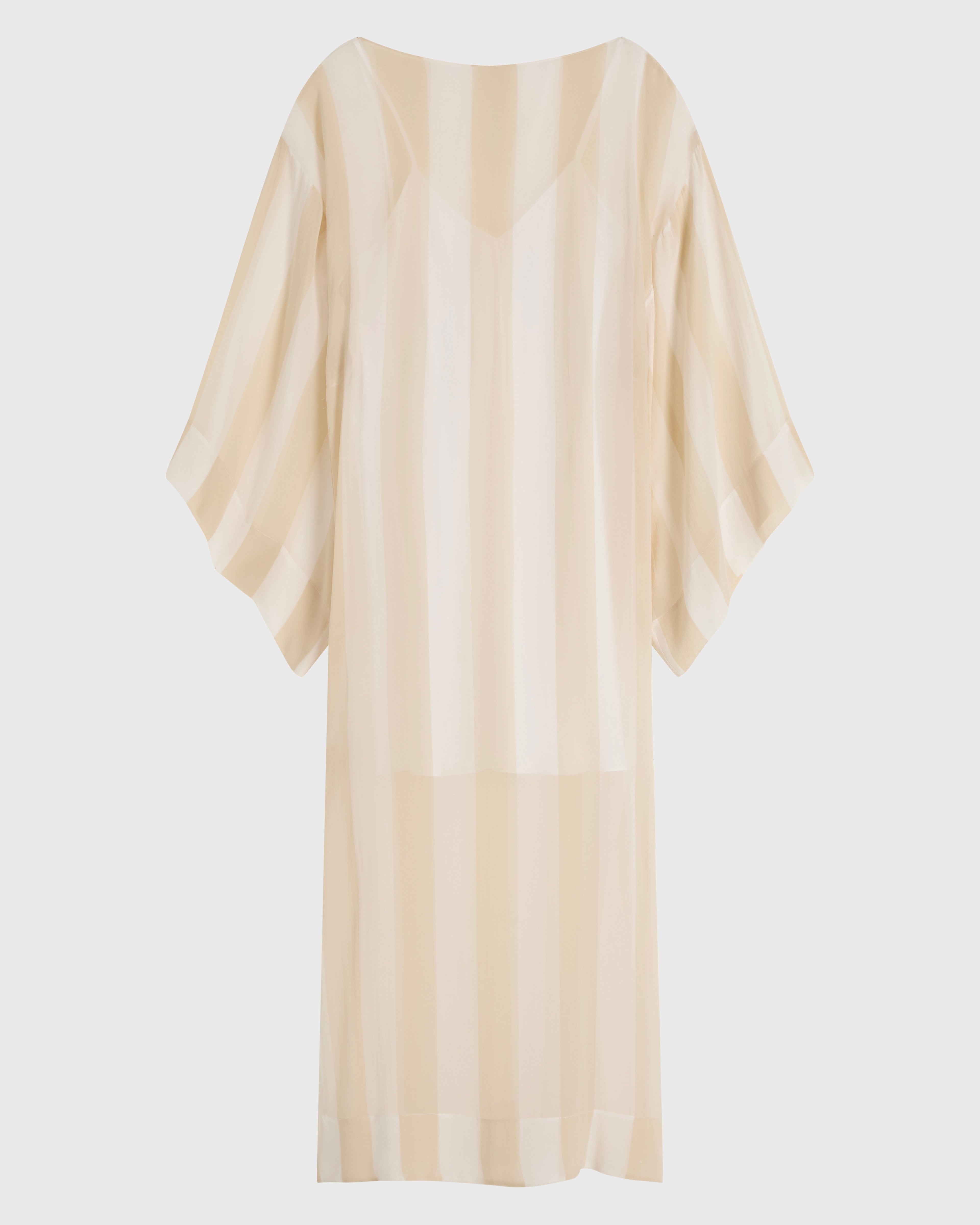 Capri Silk Kimono Sleeve Maxi