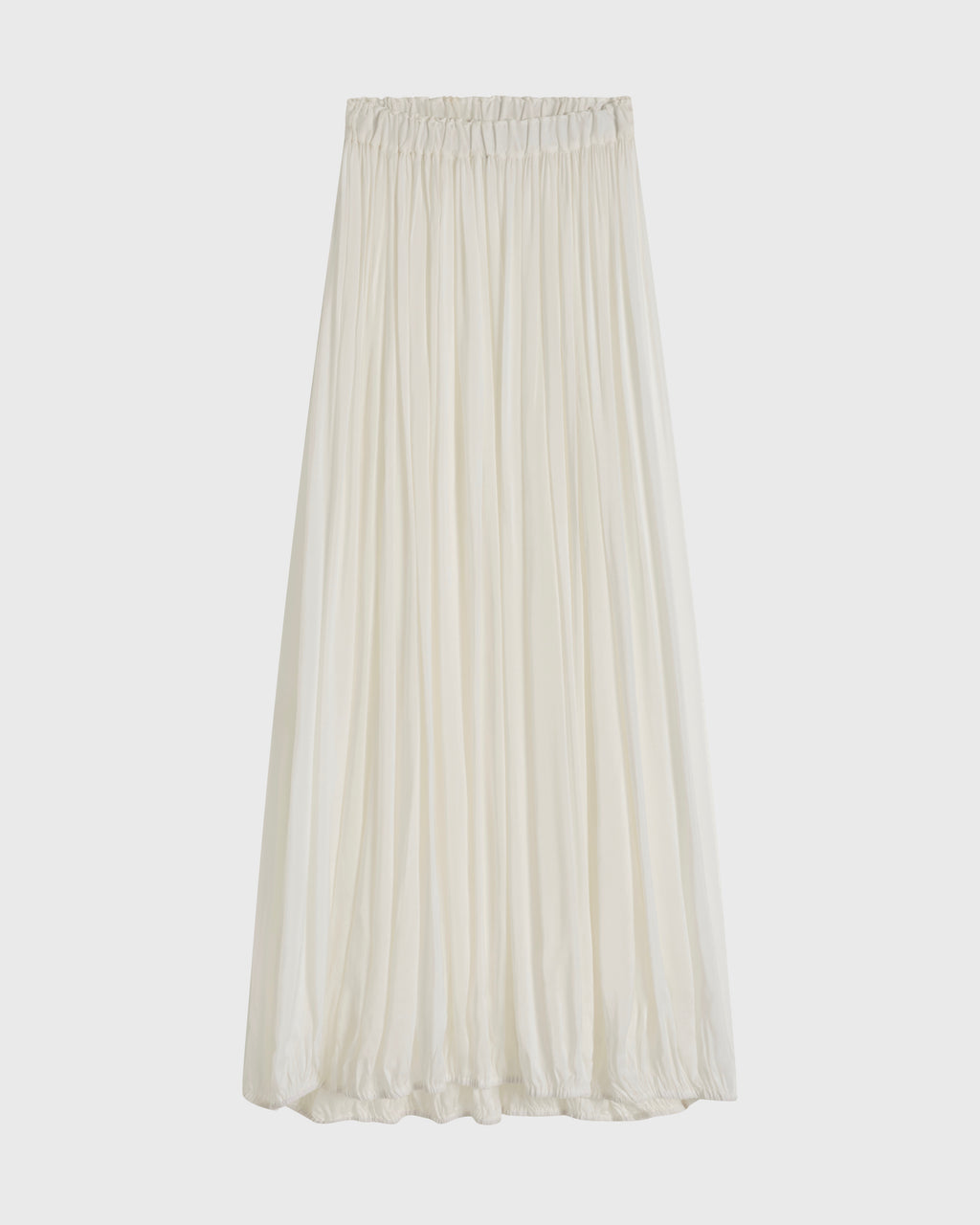 Cremona Balloon Skirt White