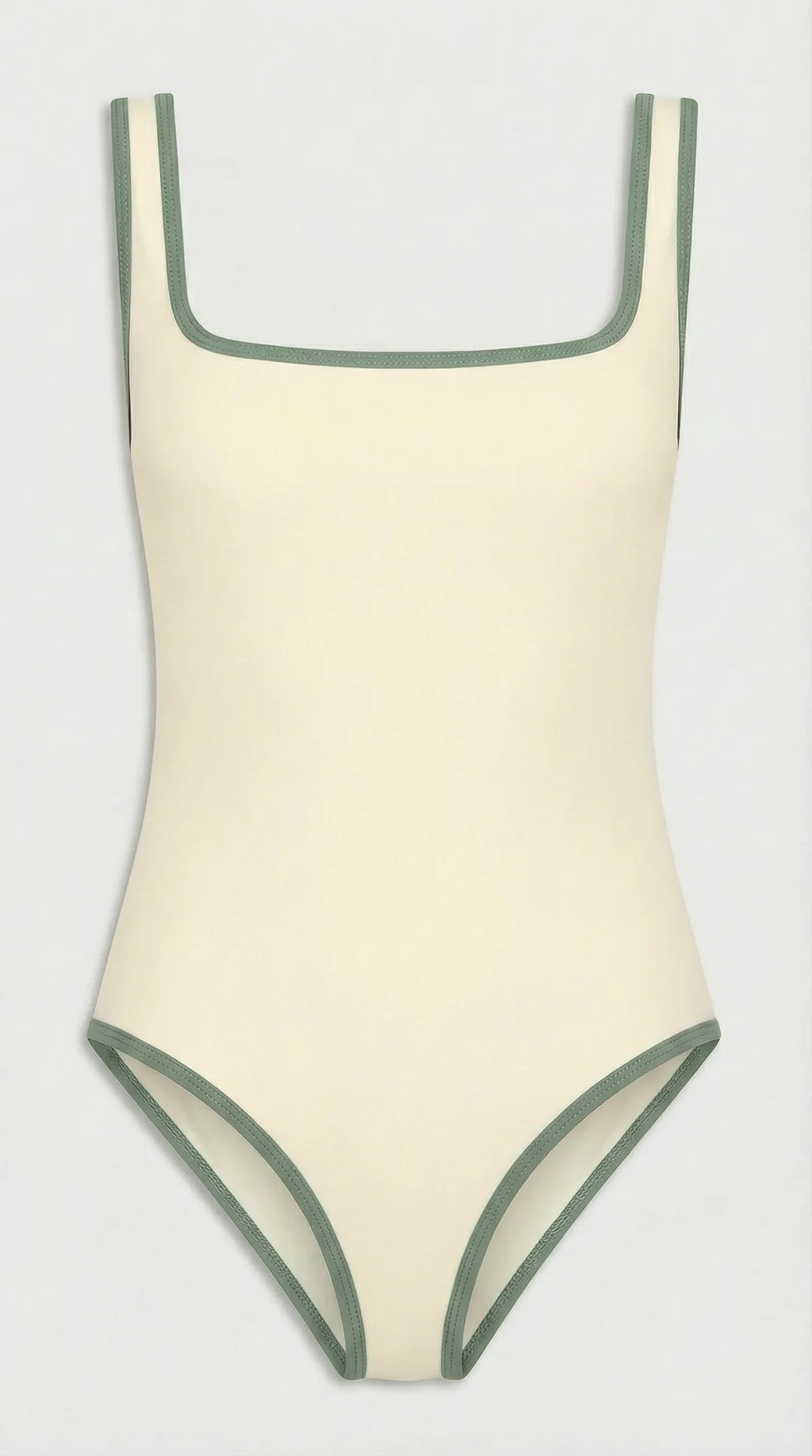 McKenna One Piece Sage Contrast