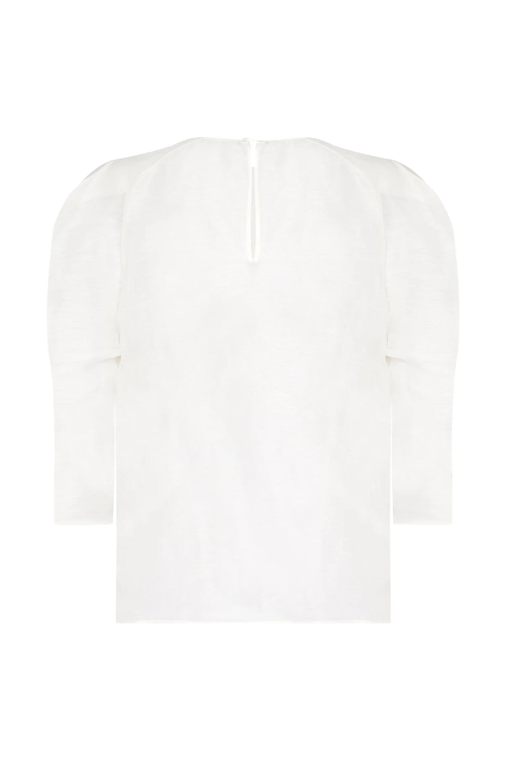 Unsheathed Pleated Blouse Natural