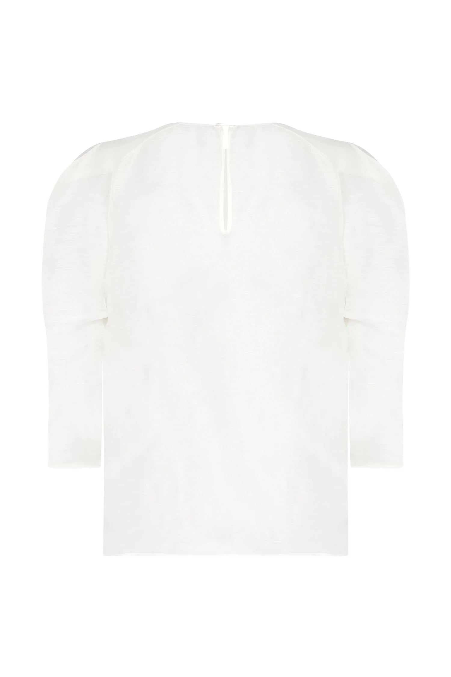 Unsheathed Pleated Blouse Natural