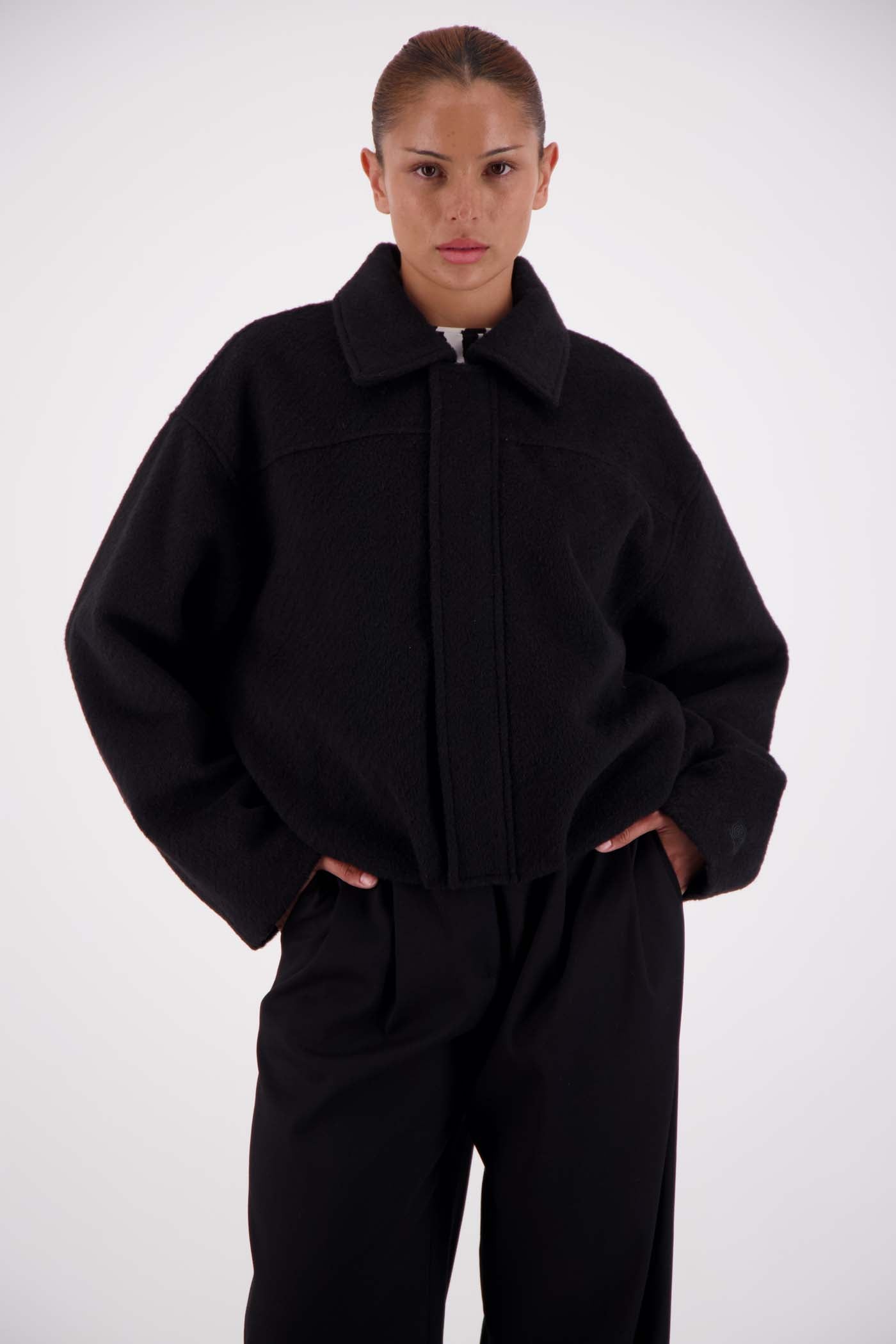 Jasmine Alexa Bailey Bomber Black – WeWearAustralian