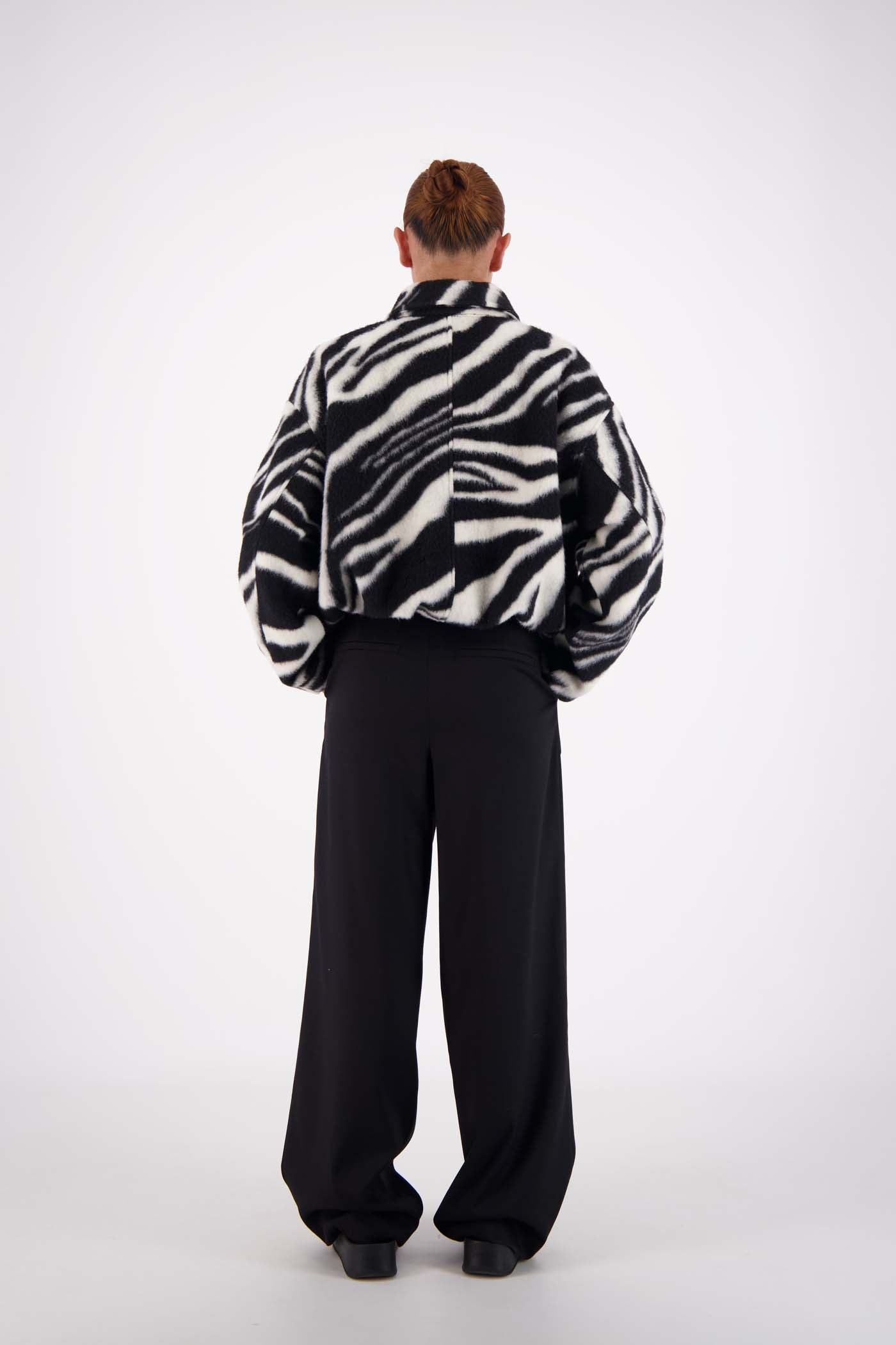 Bailey Bomber Jacket Zebra