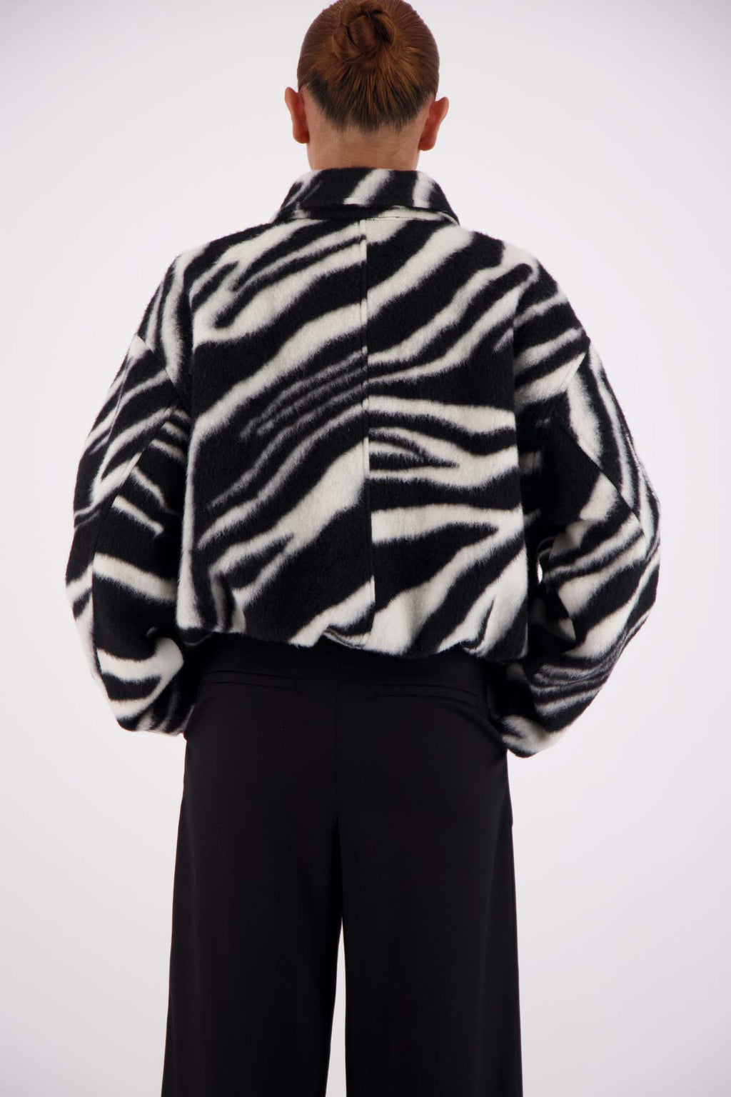 Bailey Bomber Jacket Zebra