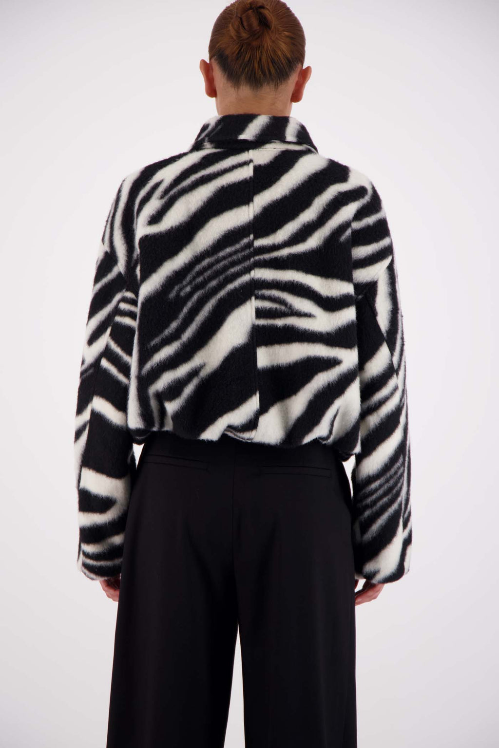 Bailey Bomber Jacket Zebra