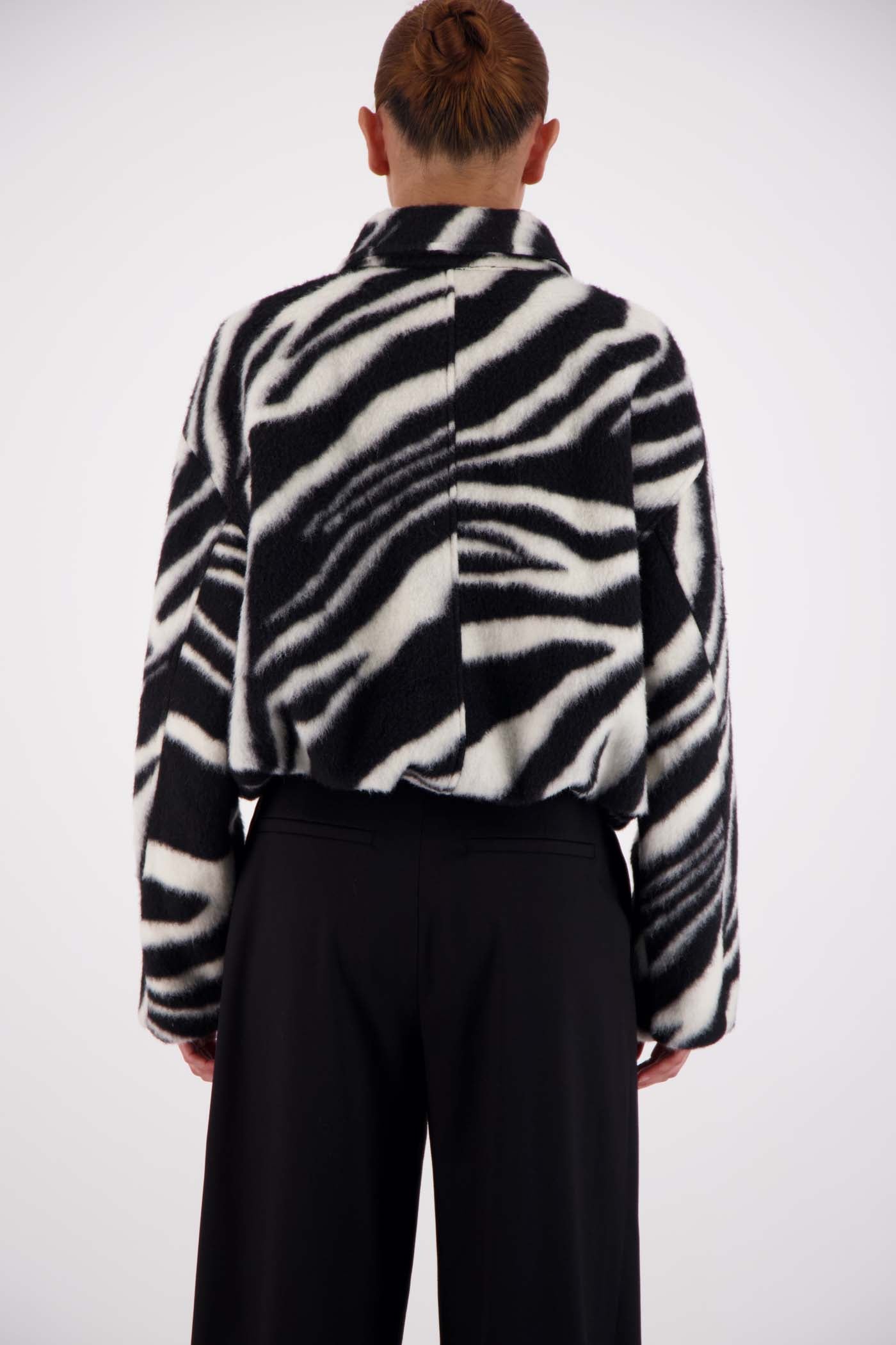 Bailey Bomber Jacket Zebra