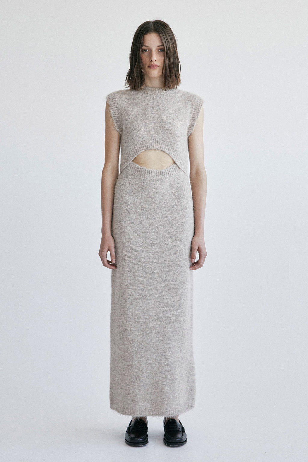 Chiara Knitted Dress Oat