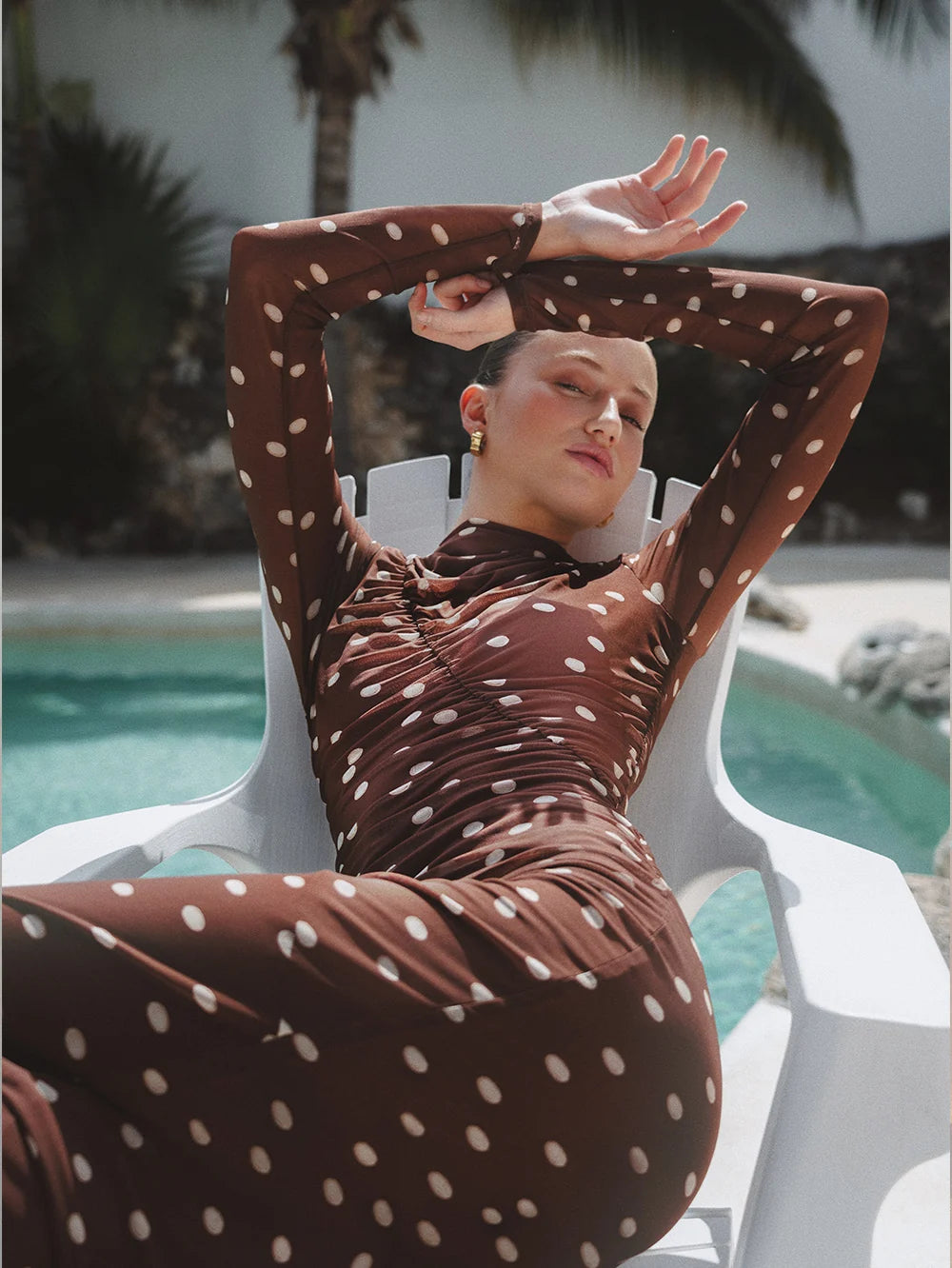 Edie Mesh Maxi Dress