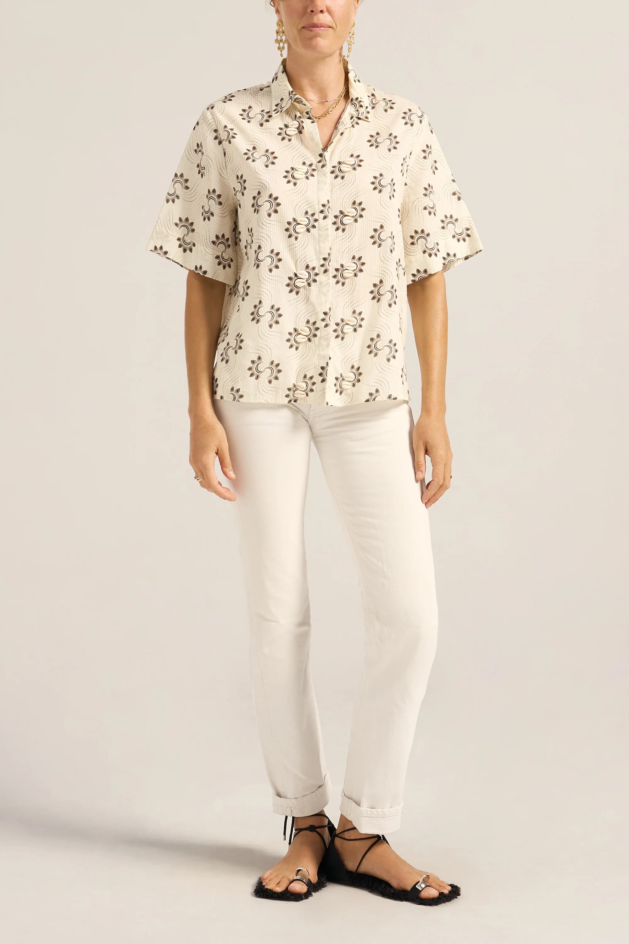 Cerbere Shell Stripe Voile Shirt