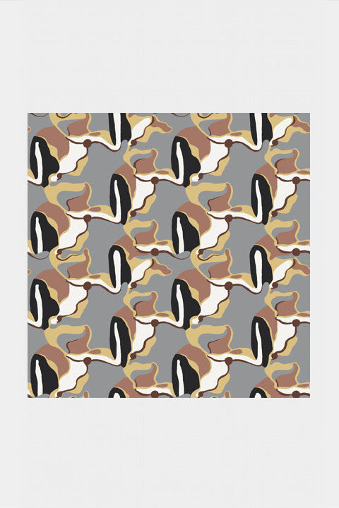 Country Texture Silk Square Scarf