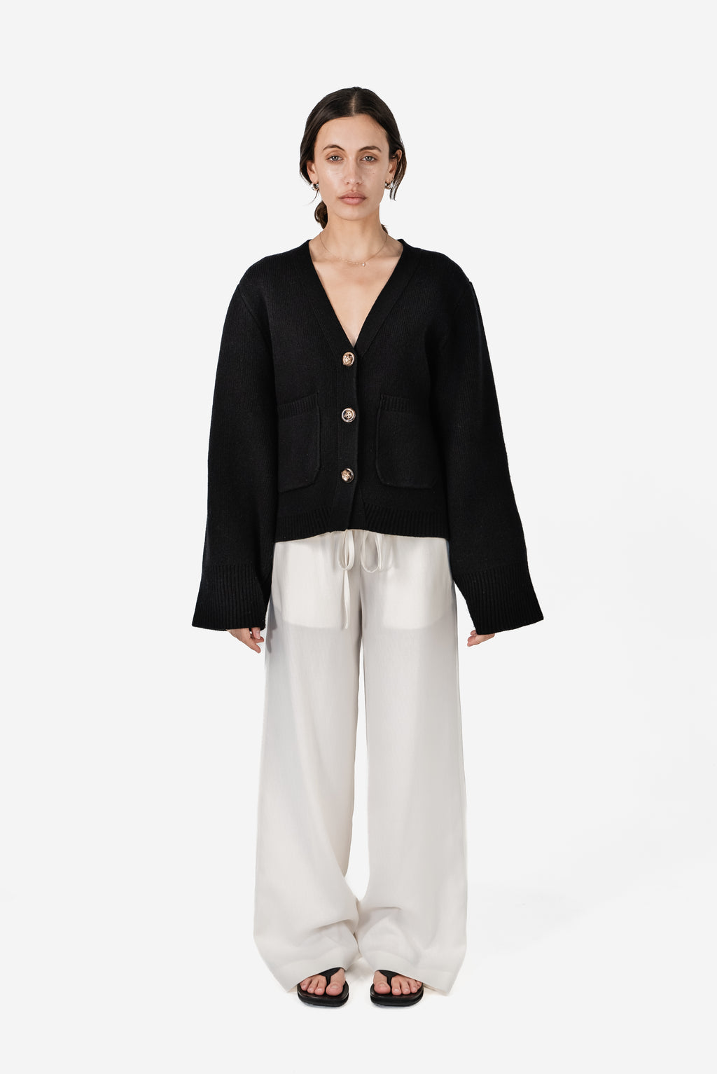 Oslo Cardigan Black