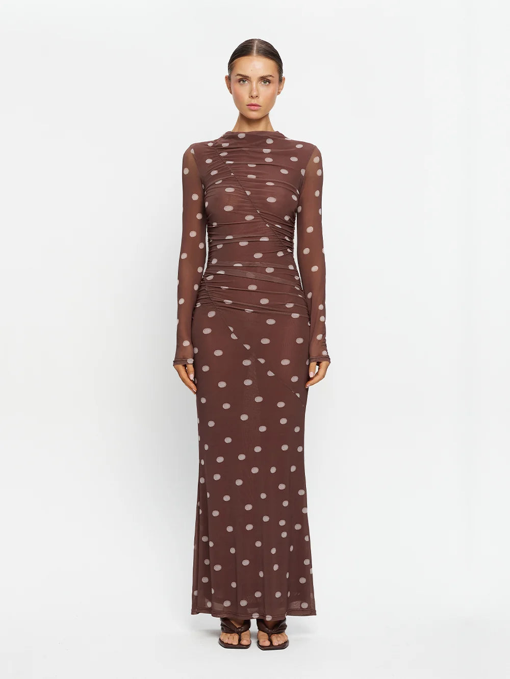 Edie Mesh Maxi Dress