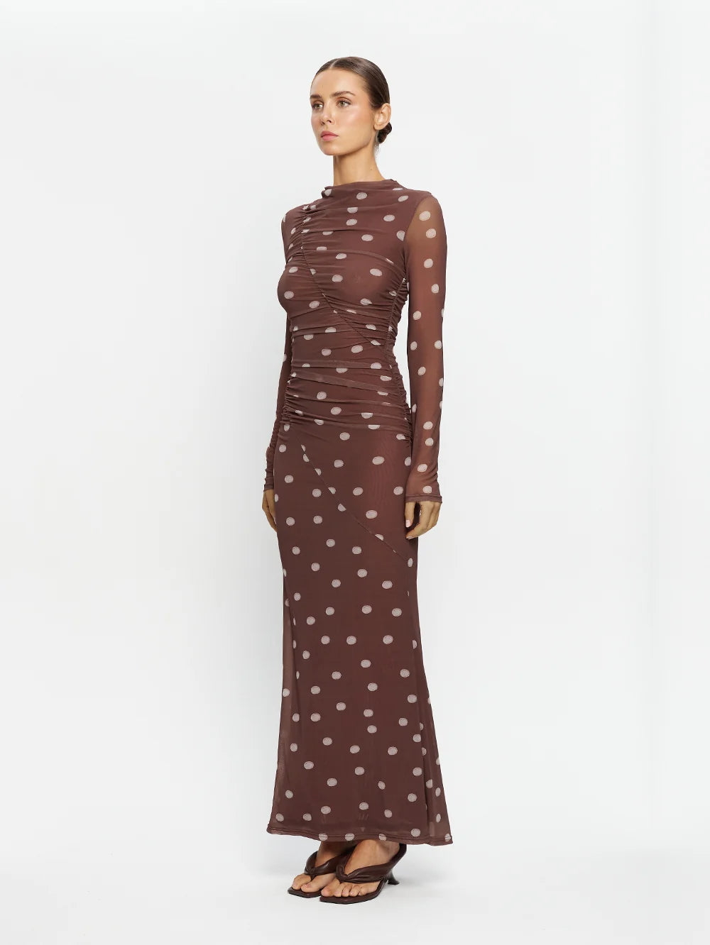 Edie Mesh Maxi Dress