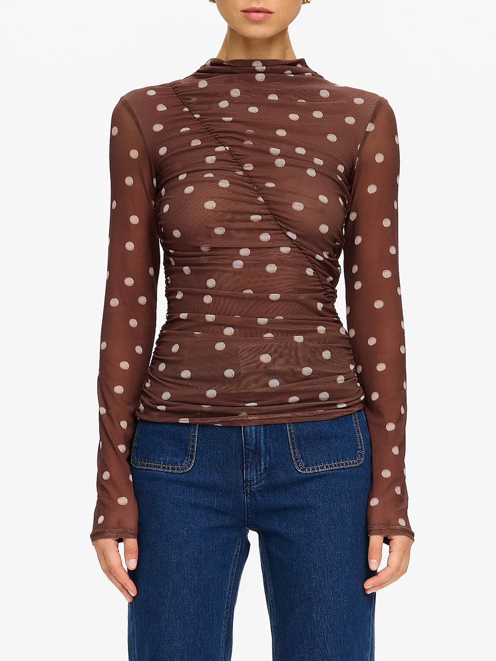 Edie Mesh Top