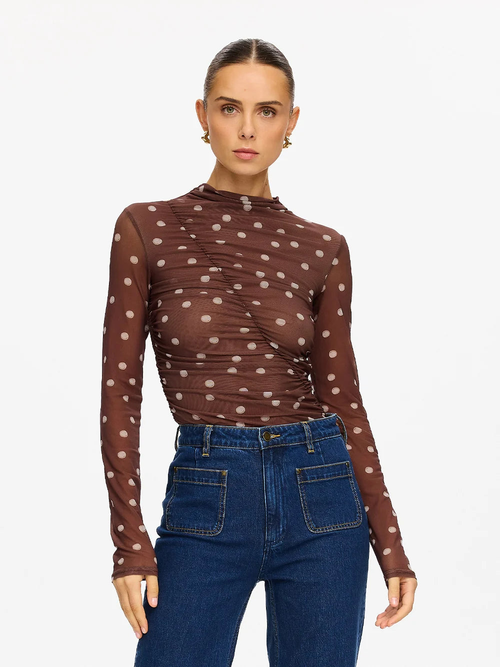 Edie Mesh Top