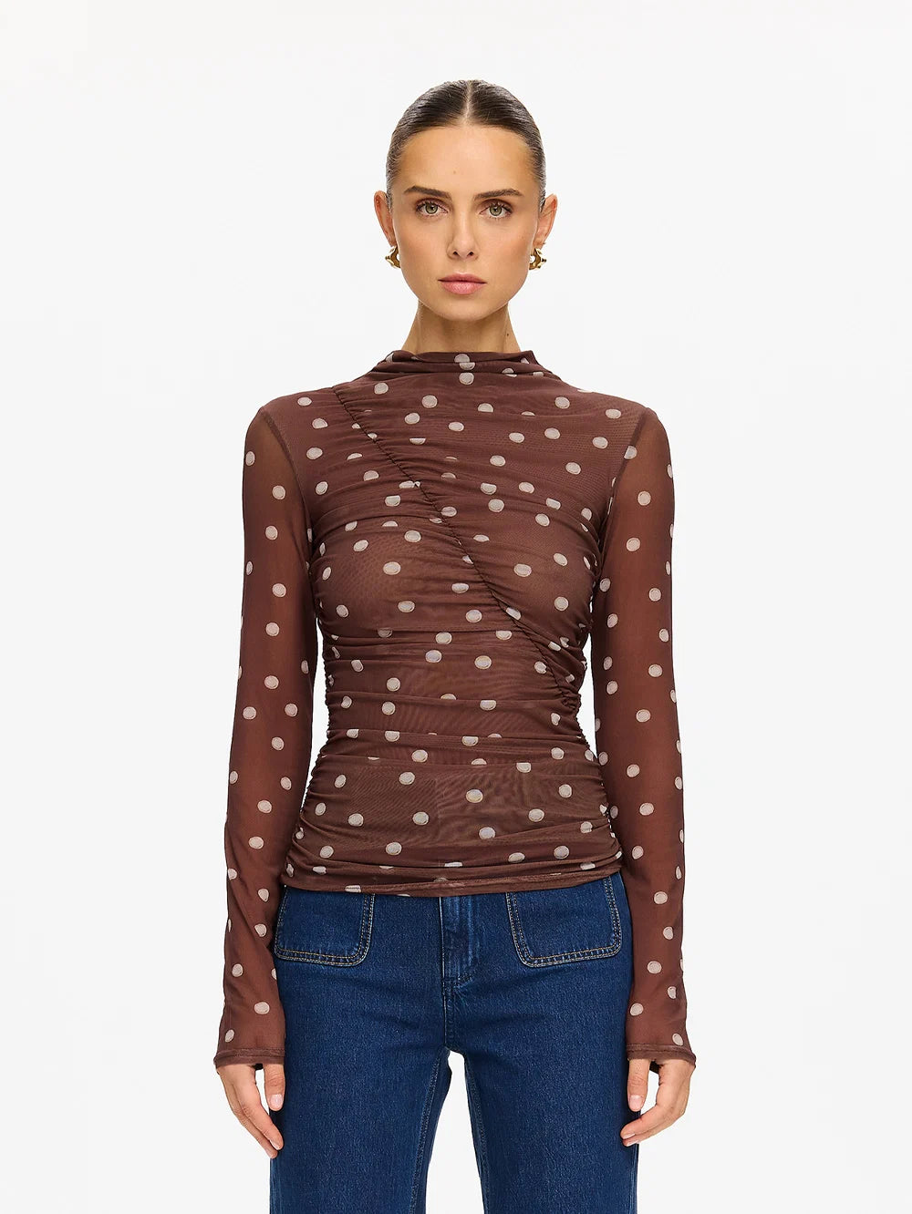 Edie Mesh Top