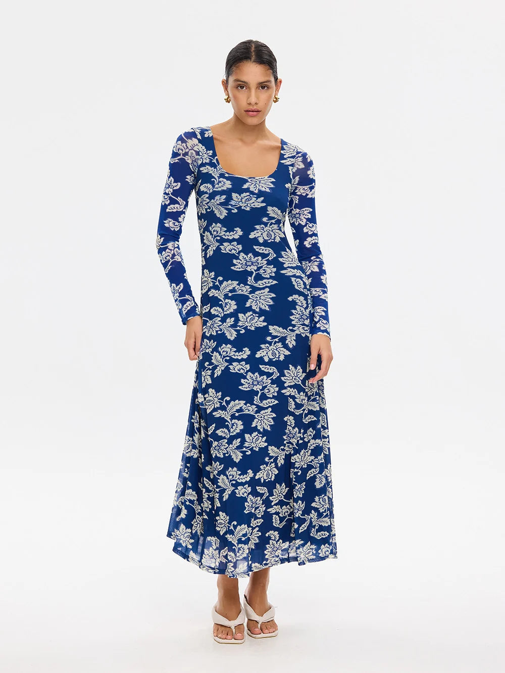 Linda Mesh Maxi Dress