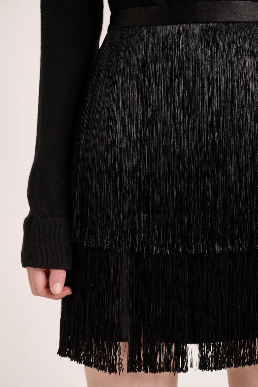 Cinca Fringe Mini Skirt