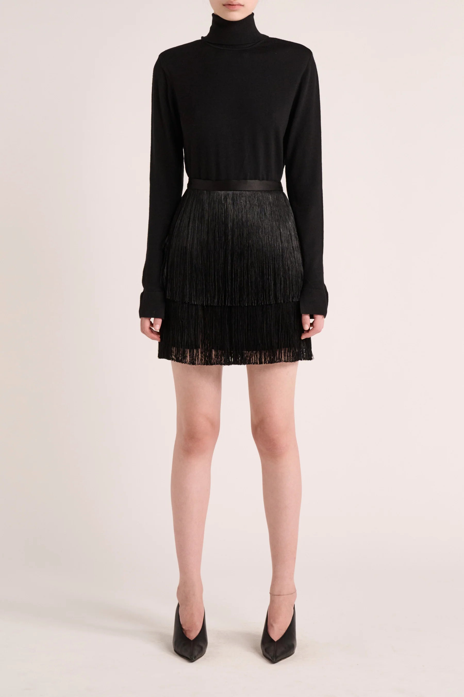 Cinca Fringe Mini Skirt