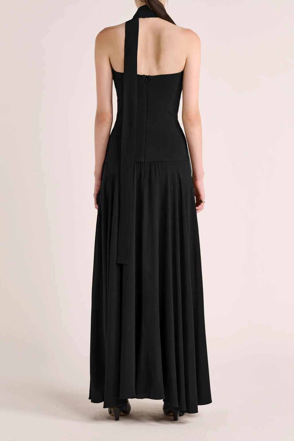 Illi Tie Strapless Maxi Dress