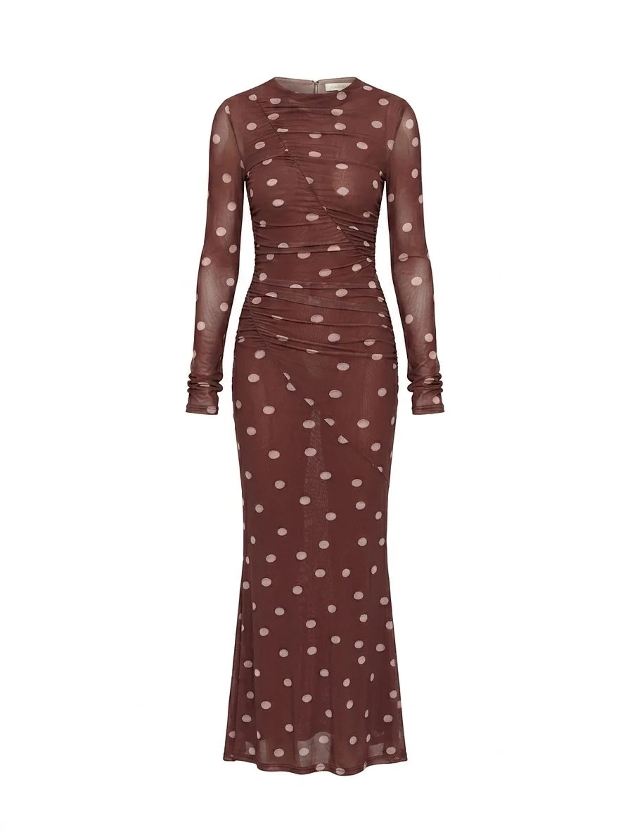 Edie Mesh Maxi Dress