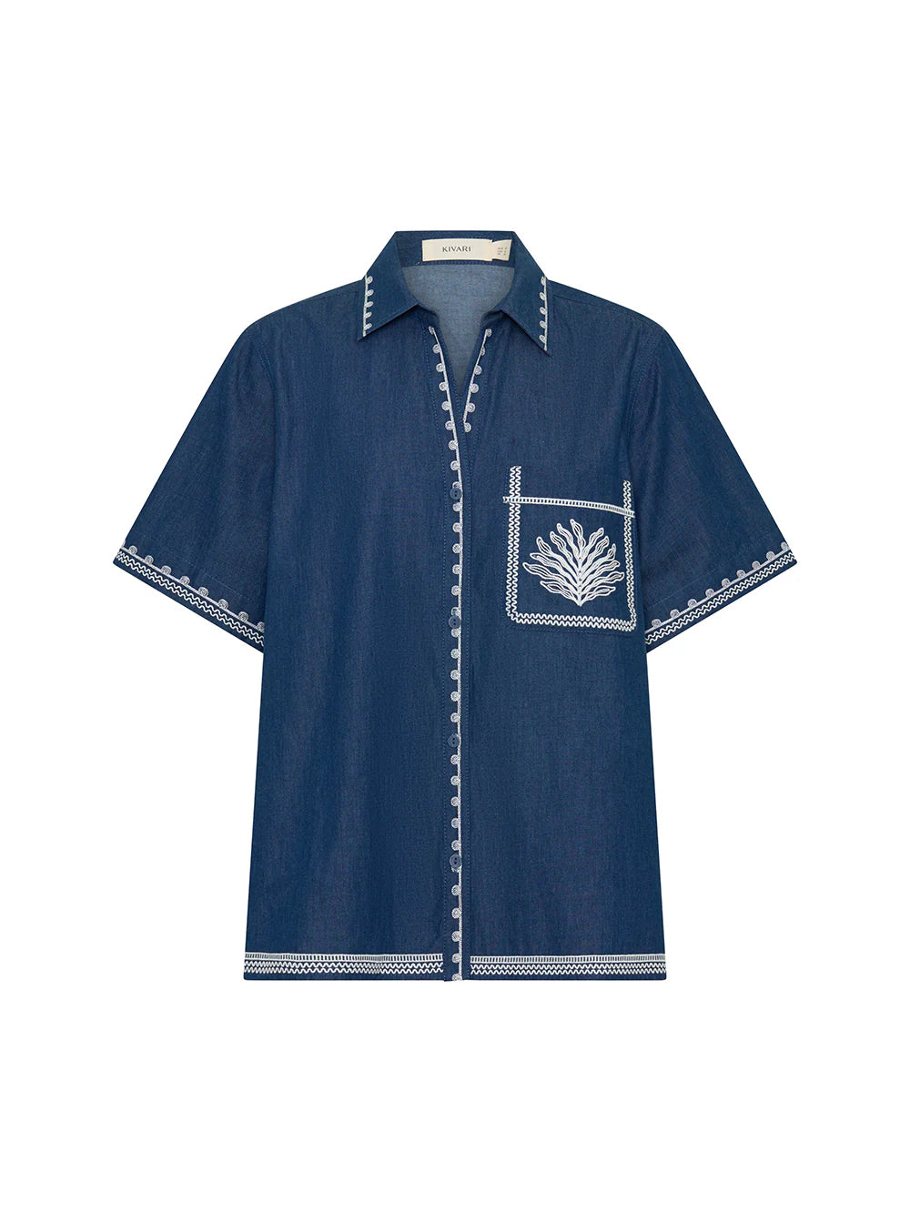 Emile Chambray Shirt Blue