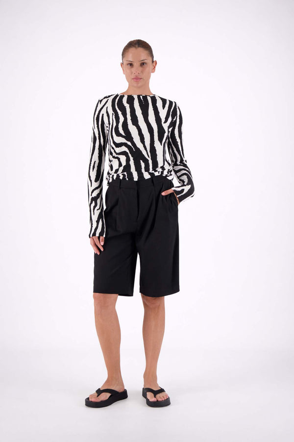 Estelle Bermuda Shorts Black