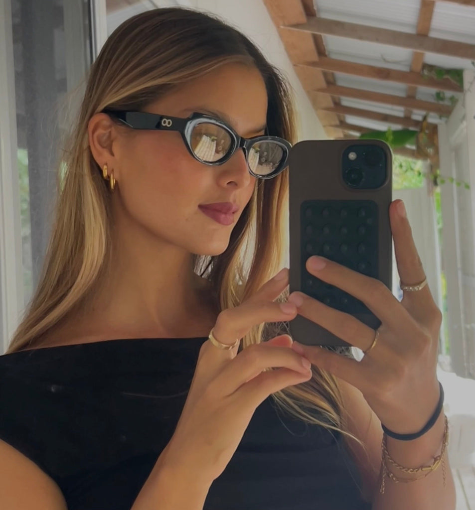 BALLET Gloss Black Bio Acetate | Yellow Bio Lens