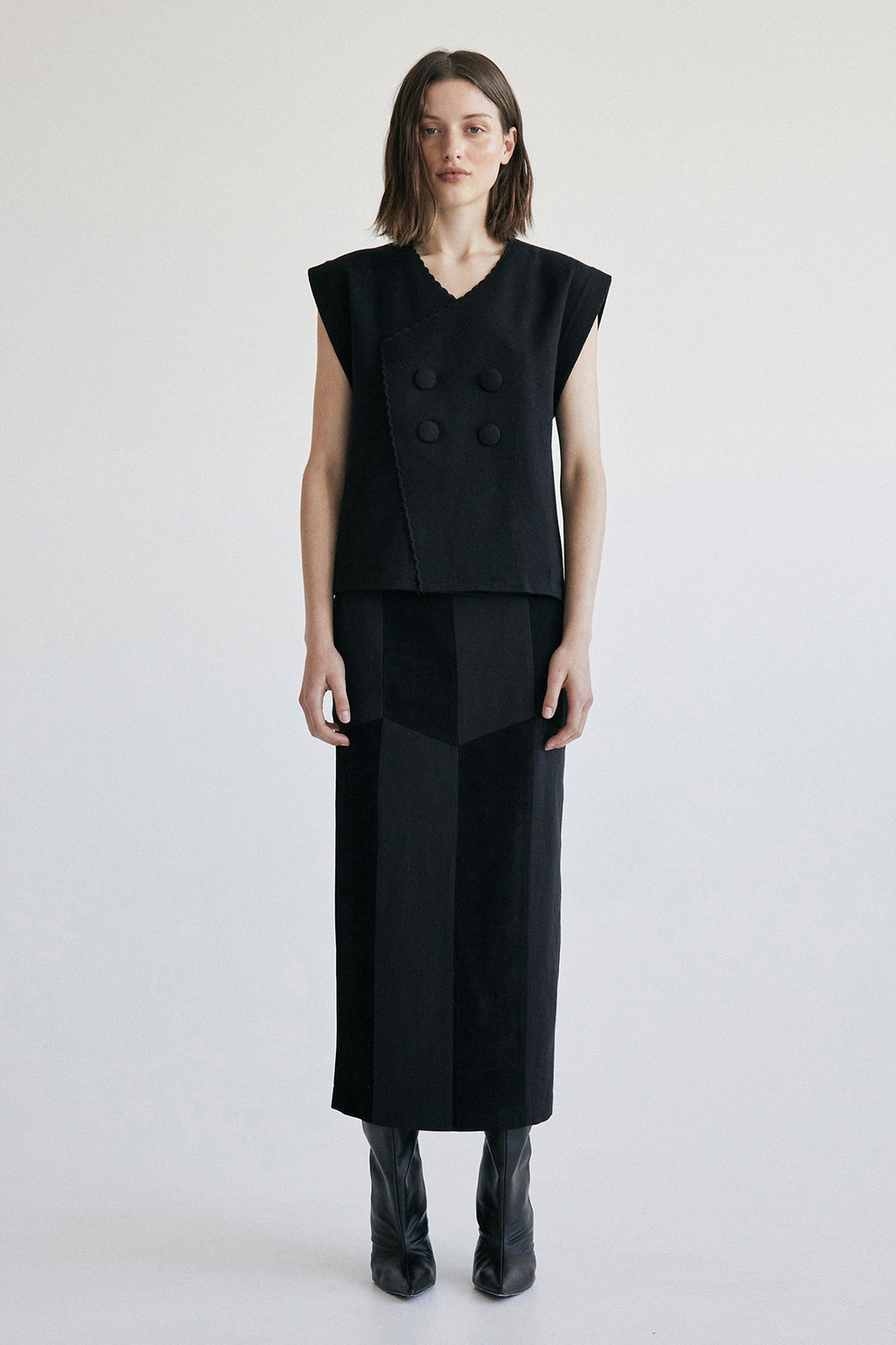 Fellini Pencil Skirt Black