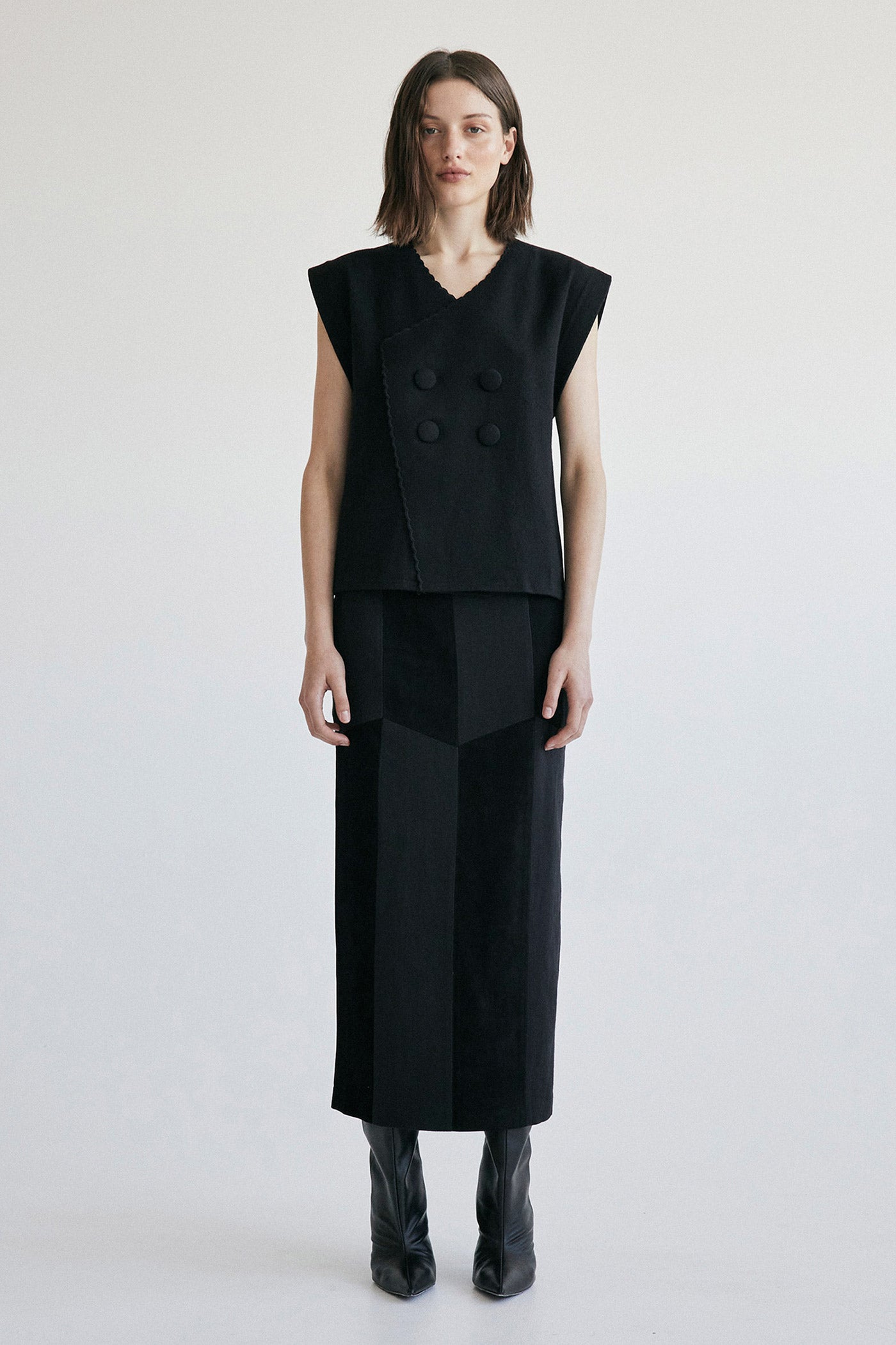 Fellini Pencil Skirt Black