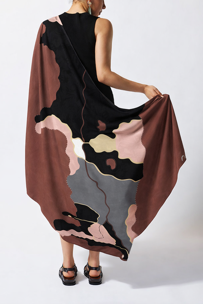 Feeling The Space Silk Scarf