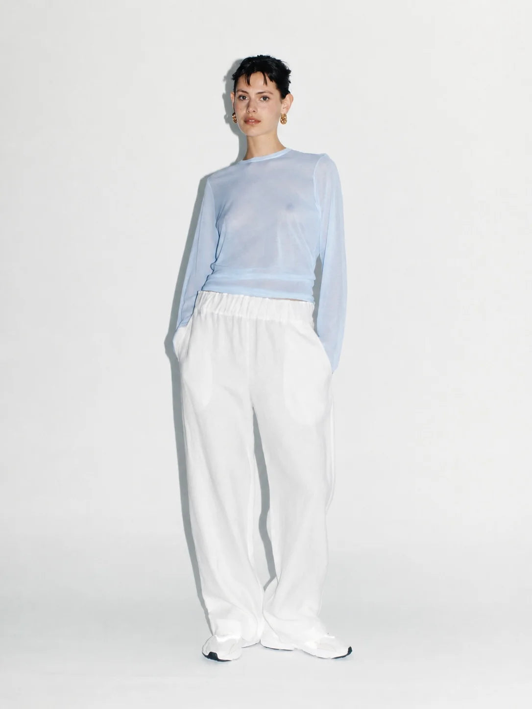 Long Sleeve Fine Knit Top