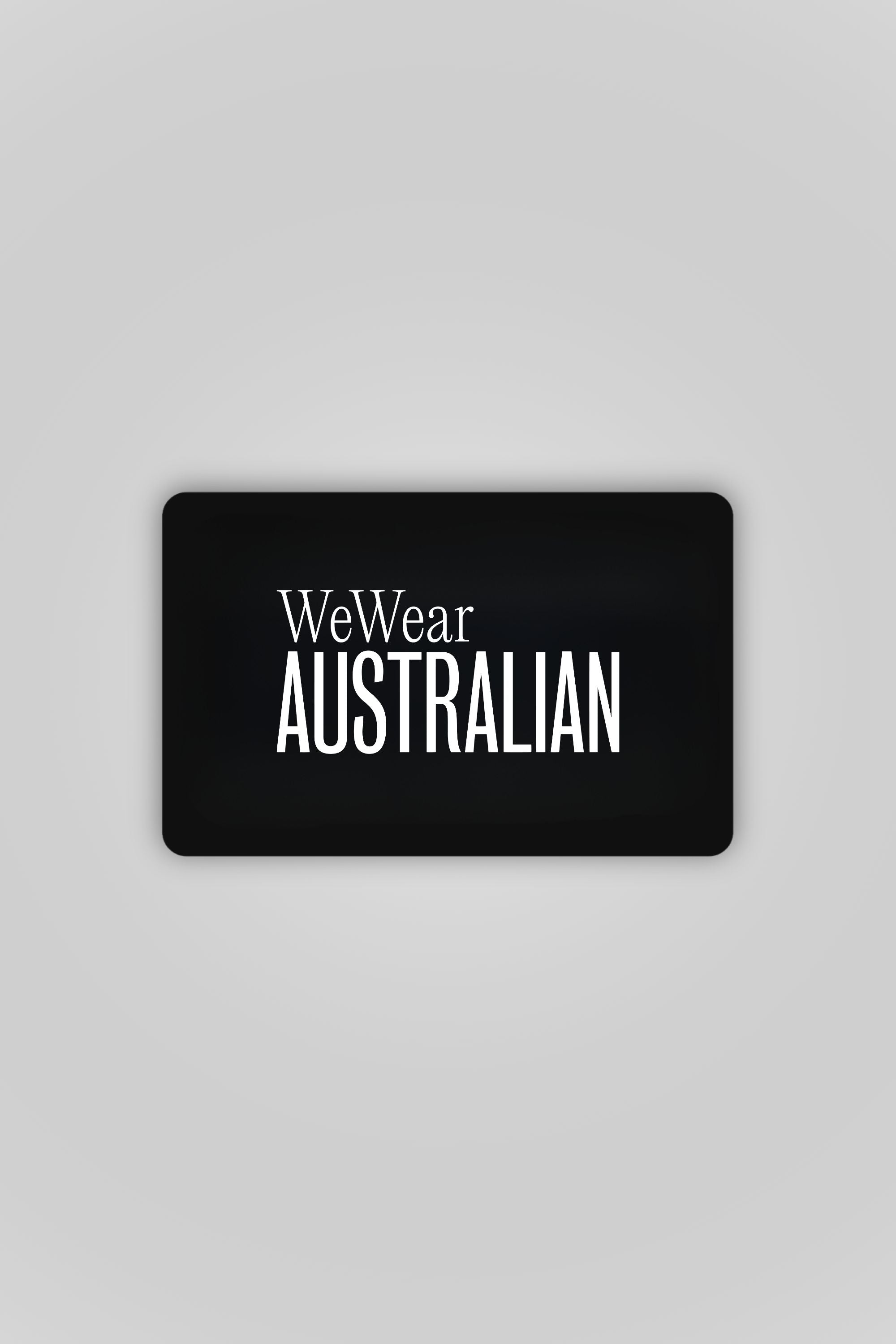 WeWearAustralian Gift Card